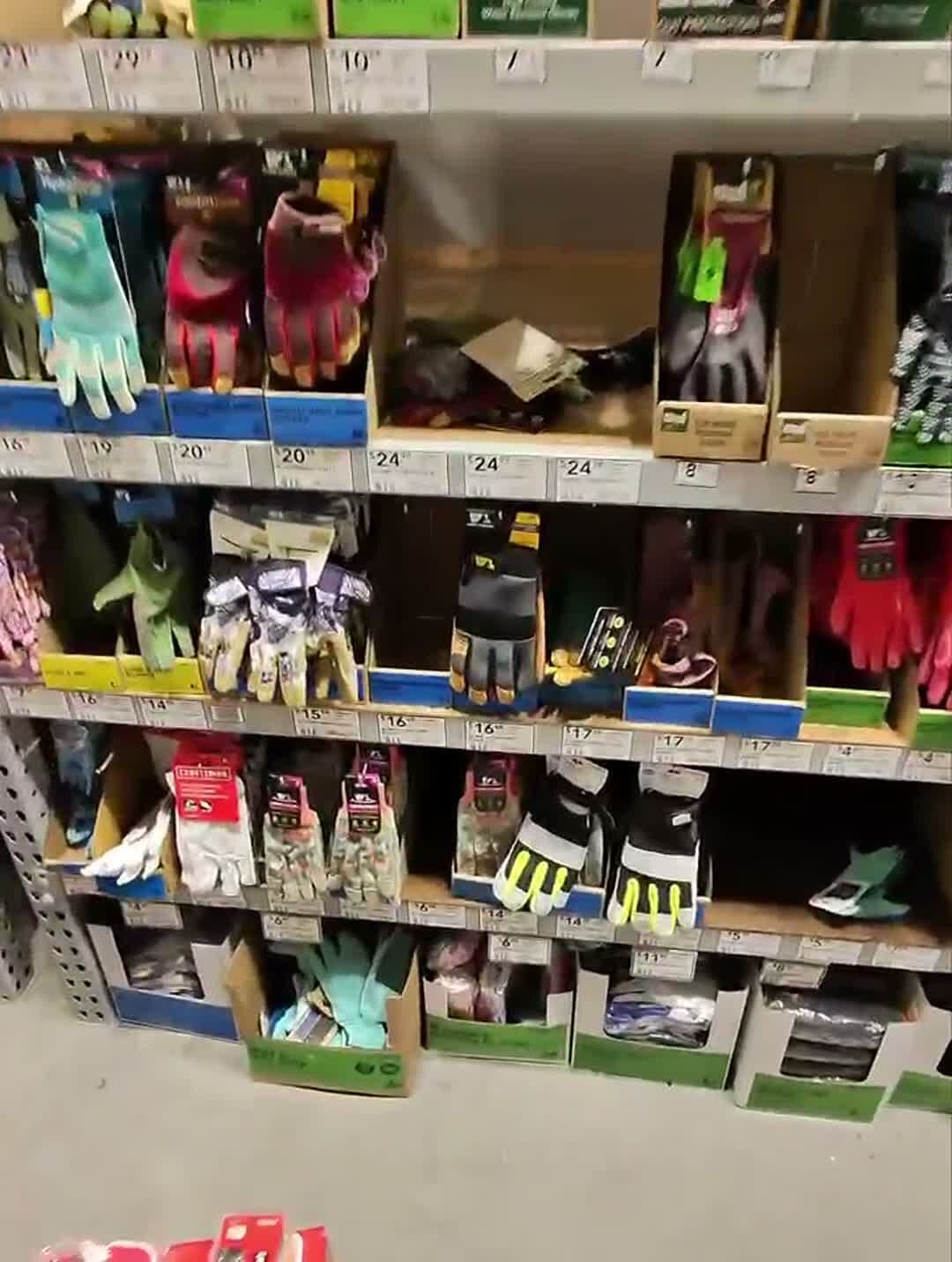 Buying work gloves for flood cleanup crews