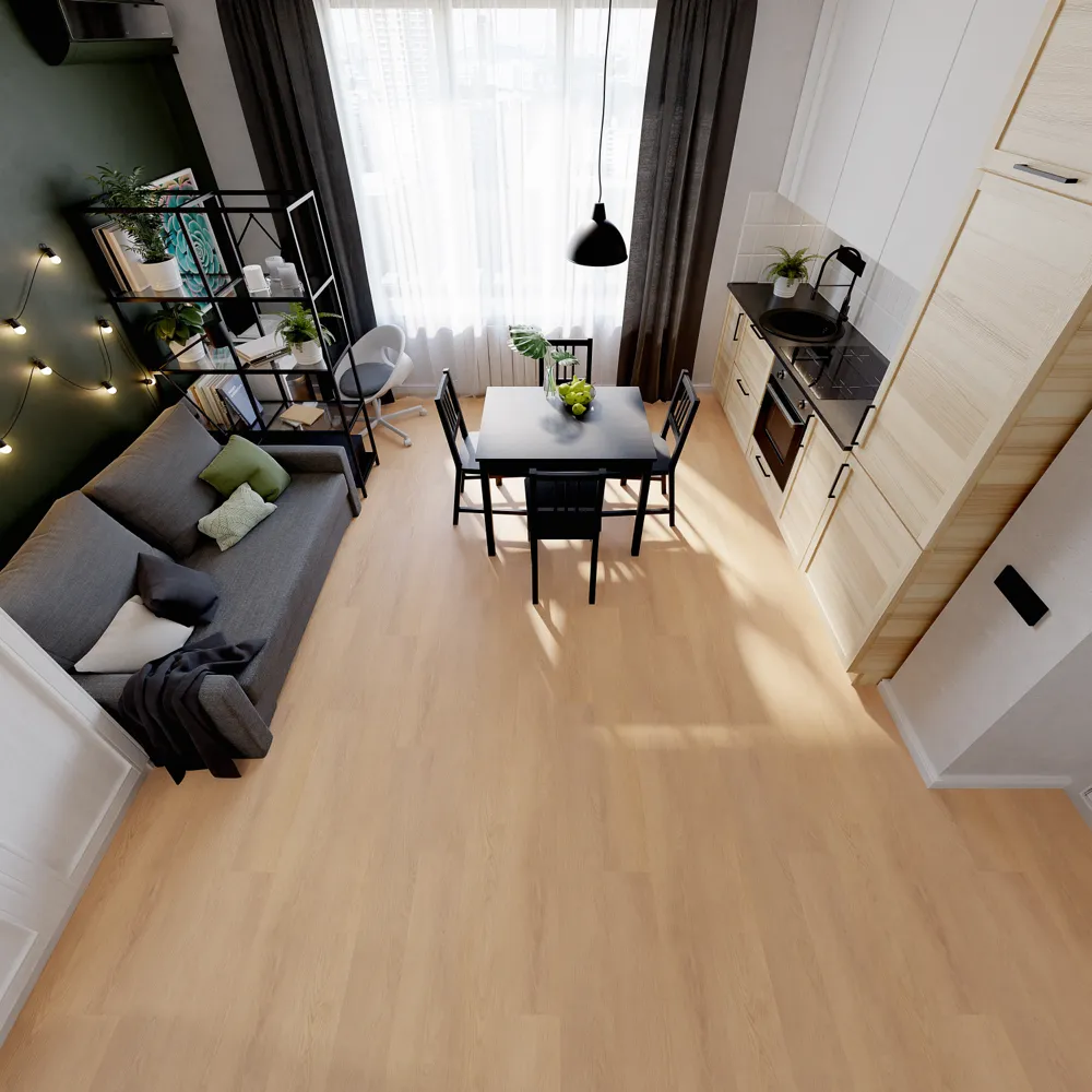 Bedford Creek GlueDown Vinyl room scene - Studio 12 GlueDown Urban Surfaces gluedown looselay LVT vinyl plank flooring | 254 Floors Waco TX wholesale