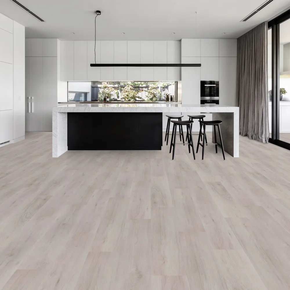 Bristol Harbor Floating Vinyl room scene - Studio 12 Floating Urban Surfaces looselay floating LVT vinyl plank flooring | 254 Floors Waco TX wholesale