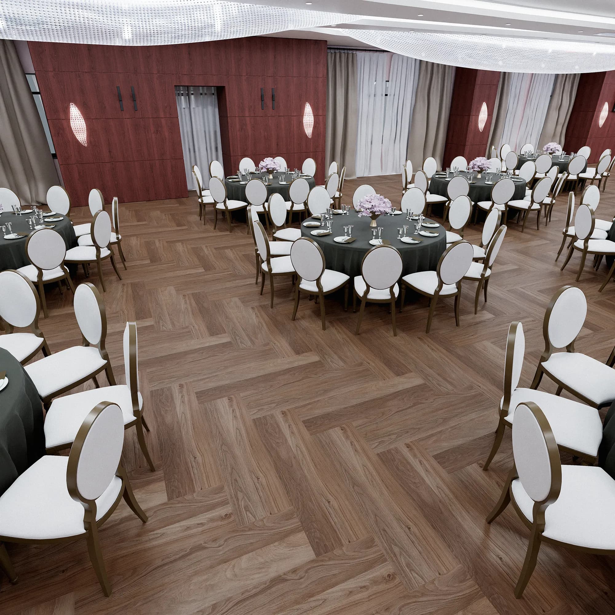West Broadway GlueDown Vinyl room scene - SoHo Square GlueDown Urban Surfaces gluedown looselay LVT vinyl plank flooring | 254 Floors Waco TX wholesale