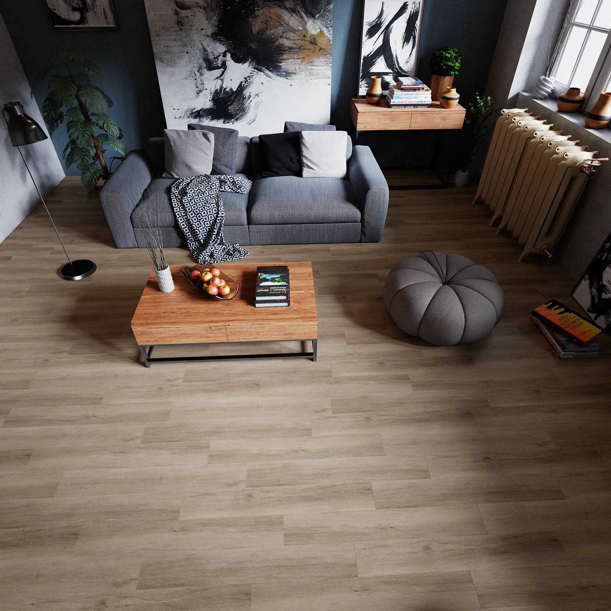 Marquette GlueDown Vinyl room scene - Main Street GlueDown Urban Surfaces gluedown looselay LVT vinyl plank flooring | 254 Floors Waco TX wholesale