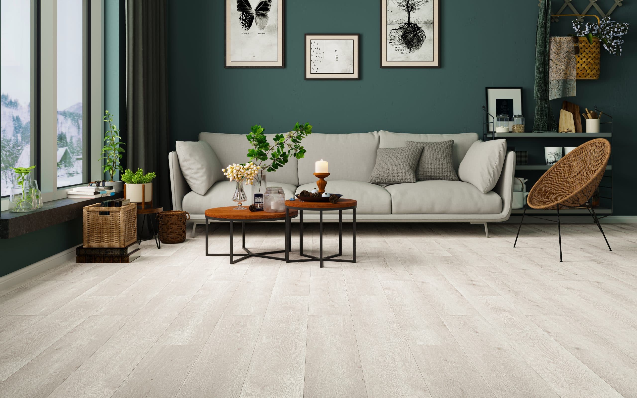 Chardonnay Premium Rigid Core Flooring room scene - HomeLike looselay floating rigid core SPC LVT vinyl plank flooring | 254 Floors Waco TX wholesale