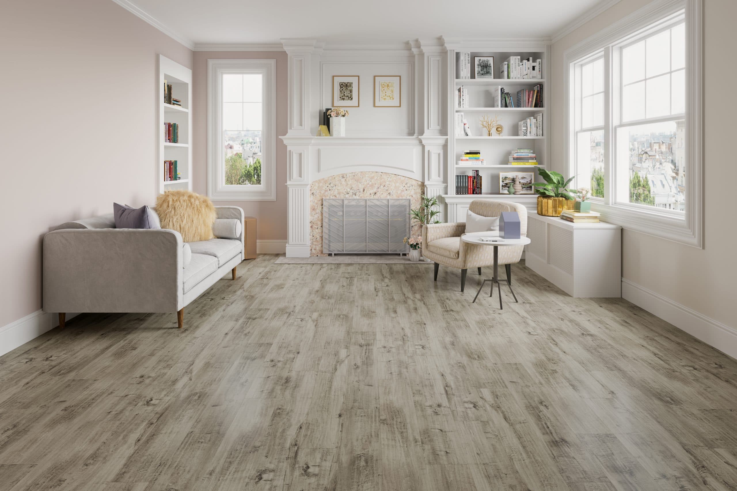 Palm Harbor Premium Water-Resistant Laminate Flooring room scene - HomeLike looselay floating laminate rigid core SPC LVT vinyl plank flooring | 254 Floors Waco TX wholesale