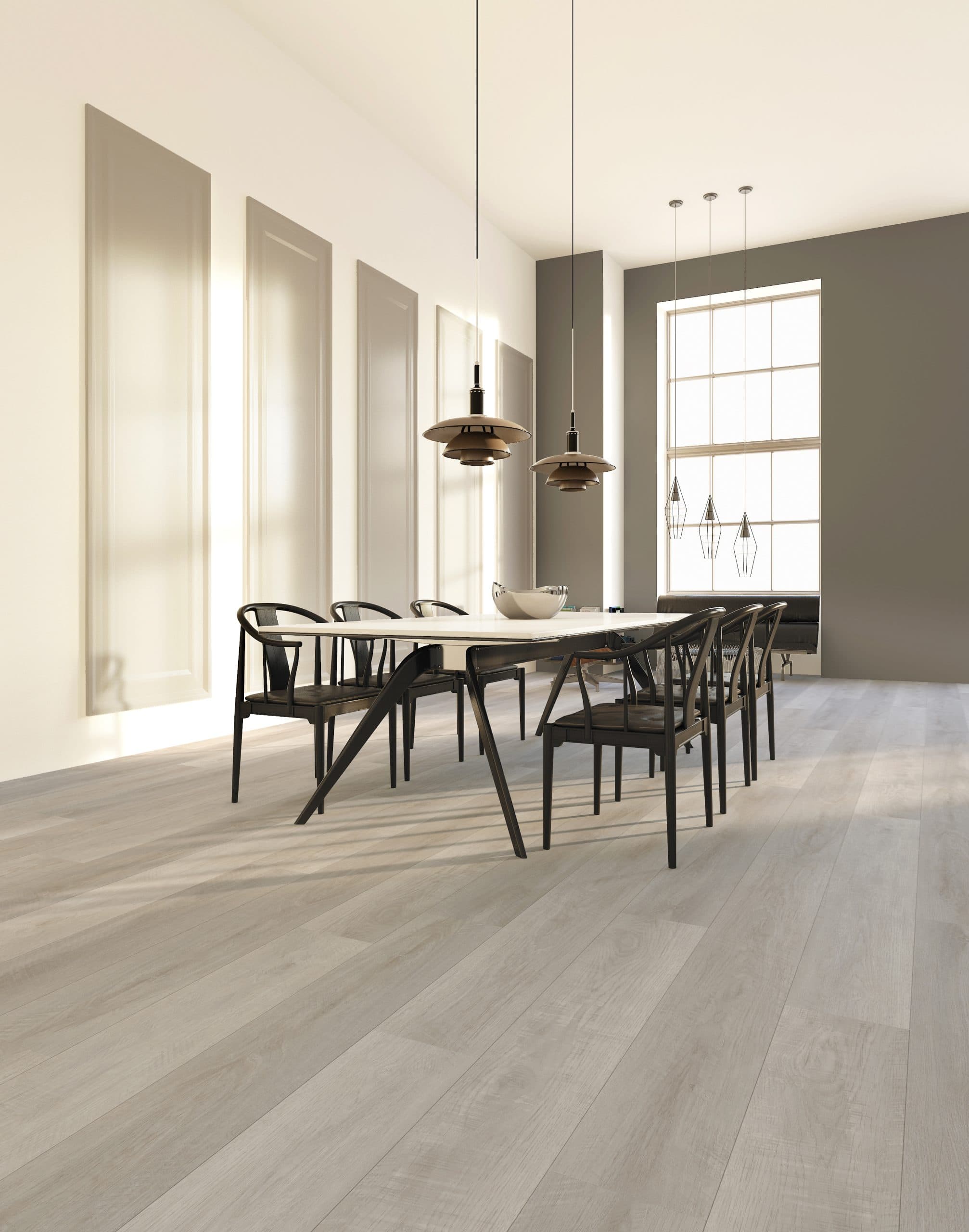 Glacier Lake Premium Rigid Core Pro Max Flooring room scene - HomeLike looselay floating rigid core SPC LVT vinyl plank flooring | 254 Floors Waco TX wholesale