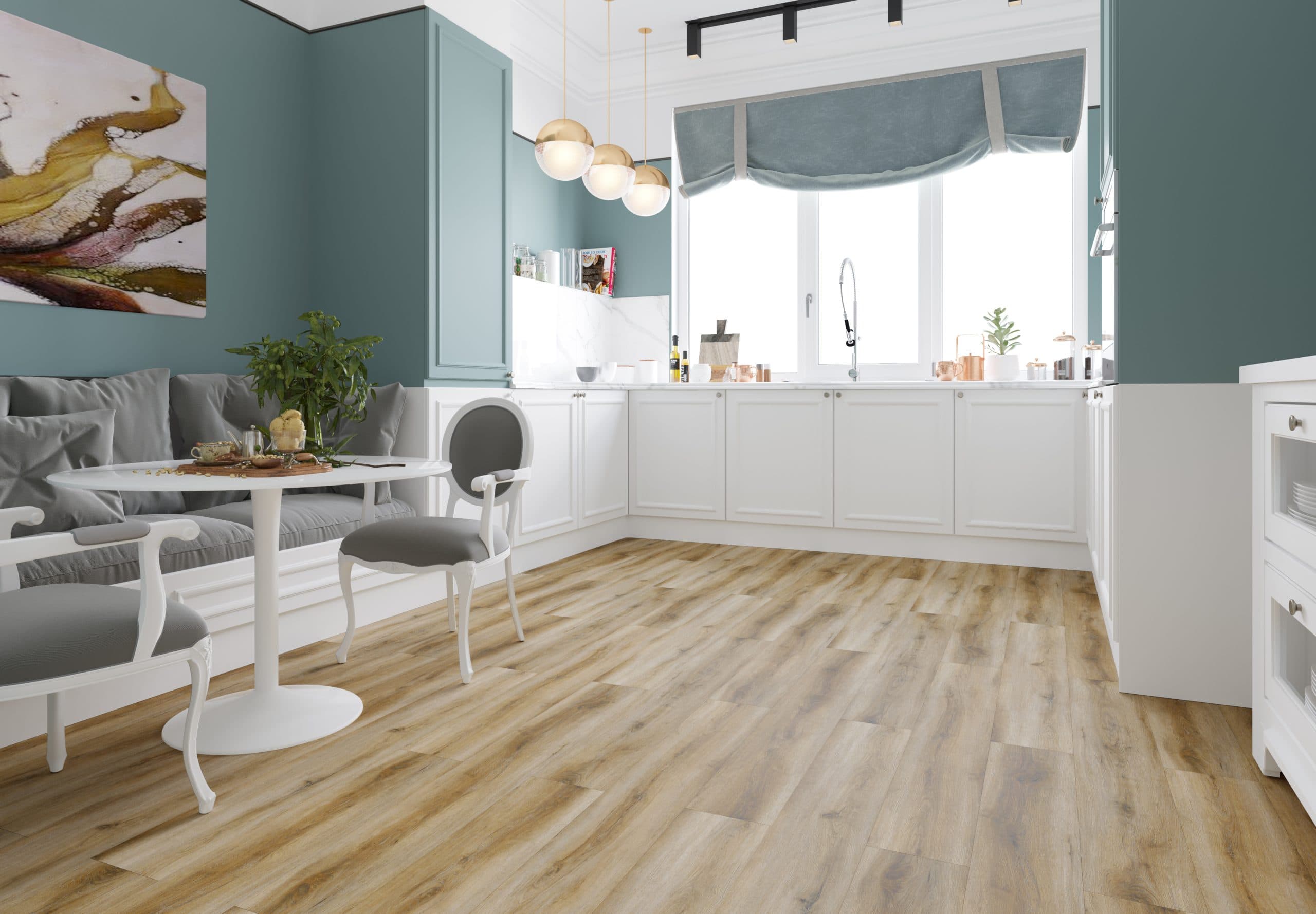 Denali Sands Premium Rigid Core Pro Max Flooring room scene - HomeLike looselay floating rigid core SPC LVT vinyl plank flooring | 254 Floors Waco TX wholesale
