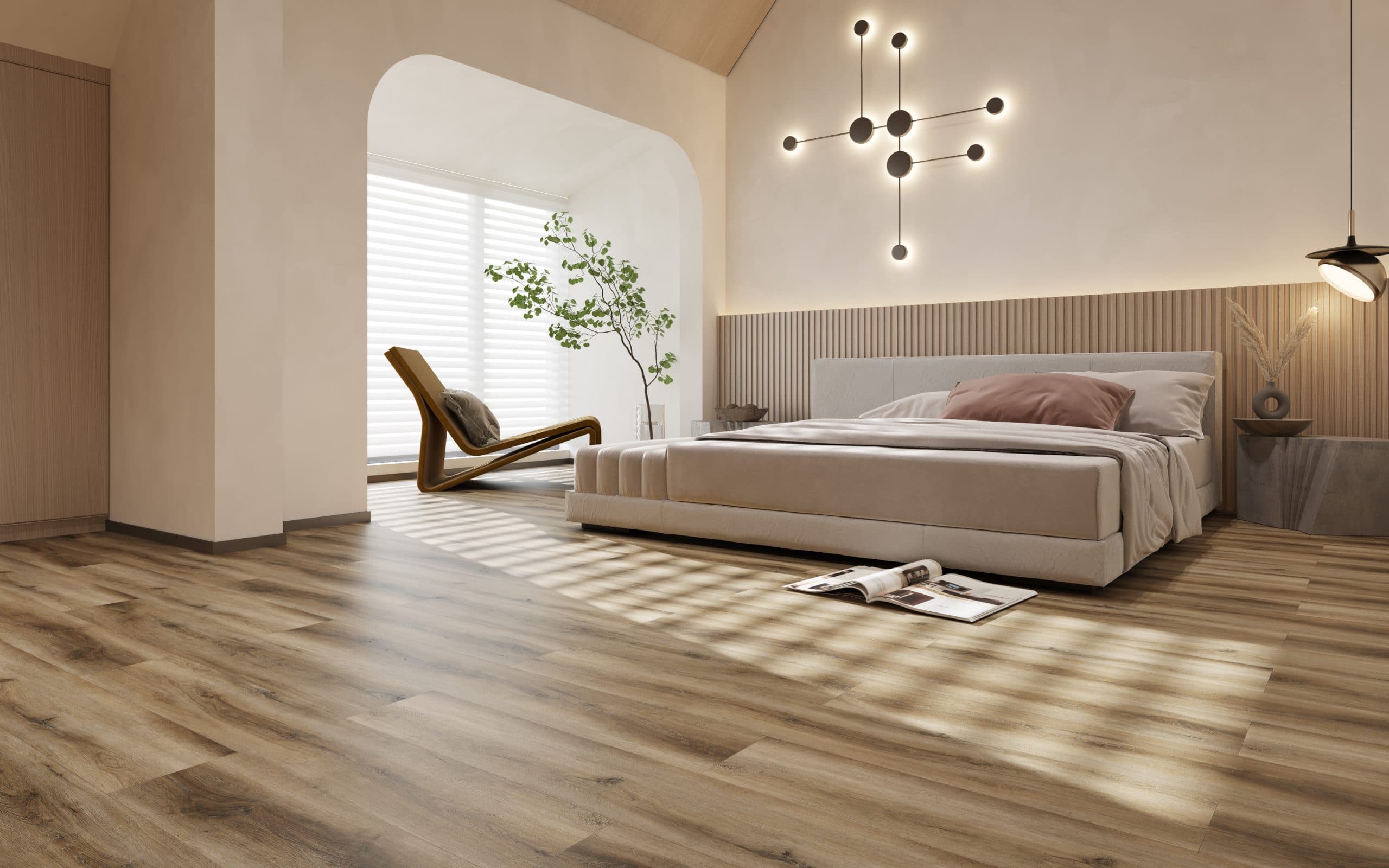 Sierra Forest Premium Rigid Core Pro Max Flooring room scene - HomeLike looselay floating rigid core SPC LVT vinyl plank flooring | 254 Floors Waco TX wholesale