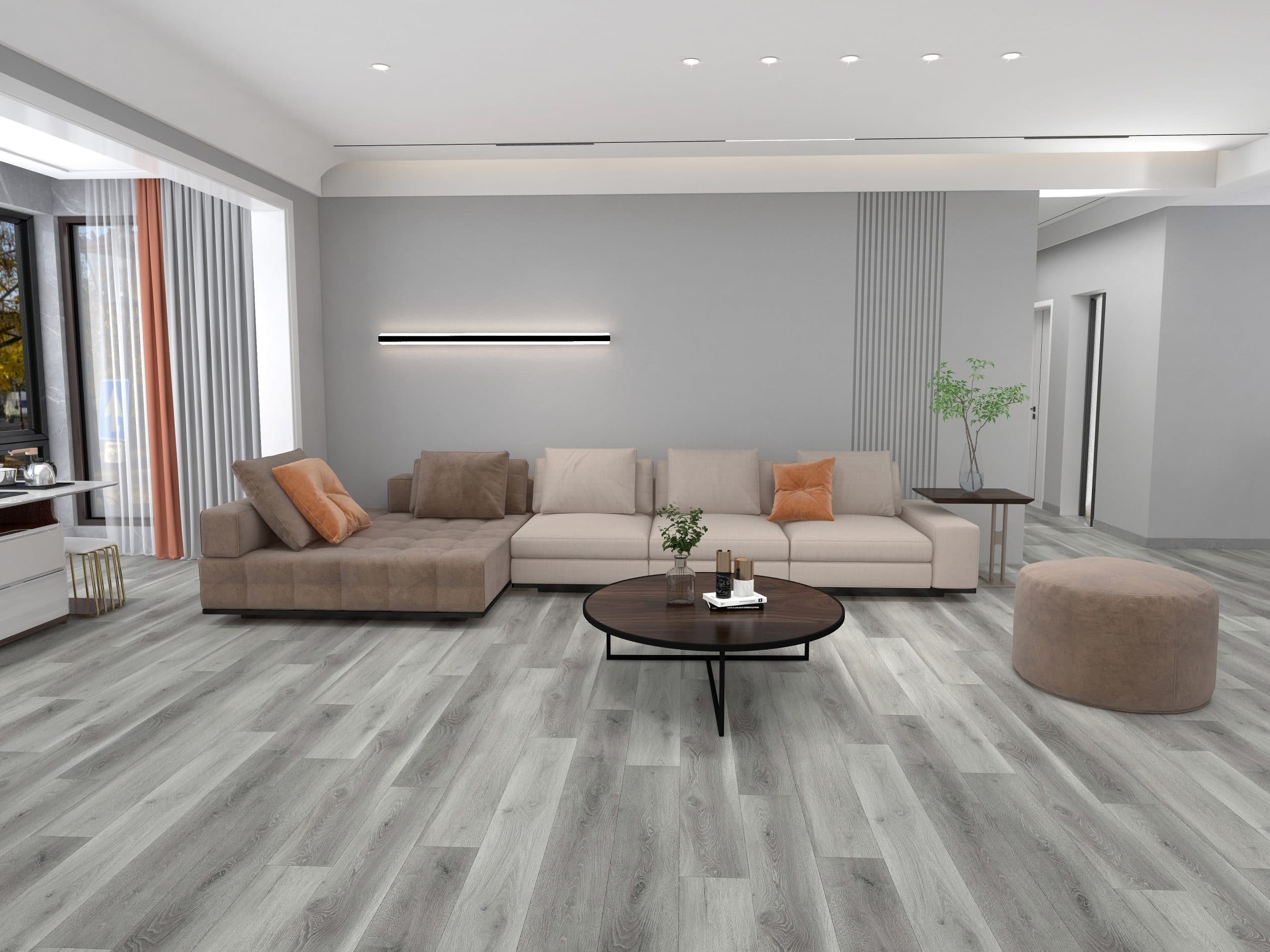 Sorrento Rigid Core Pro Wood Grain Flooring room scene - HomeLike looselay floating rigid core SPC LVT vinyl plank flooring | 254 Floors Waco TX wholesale