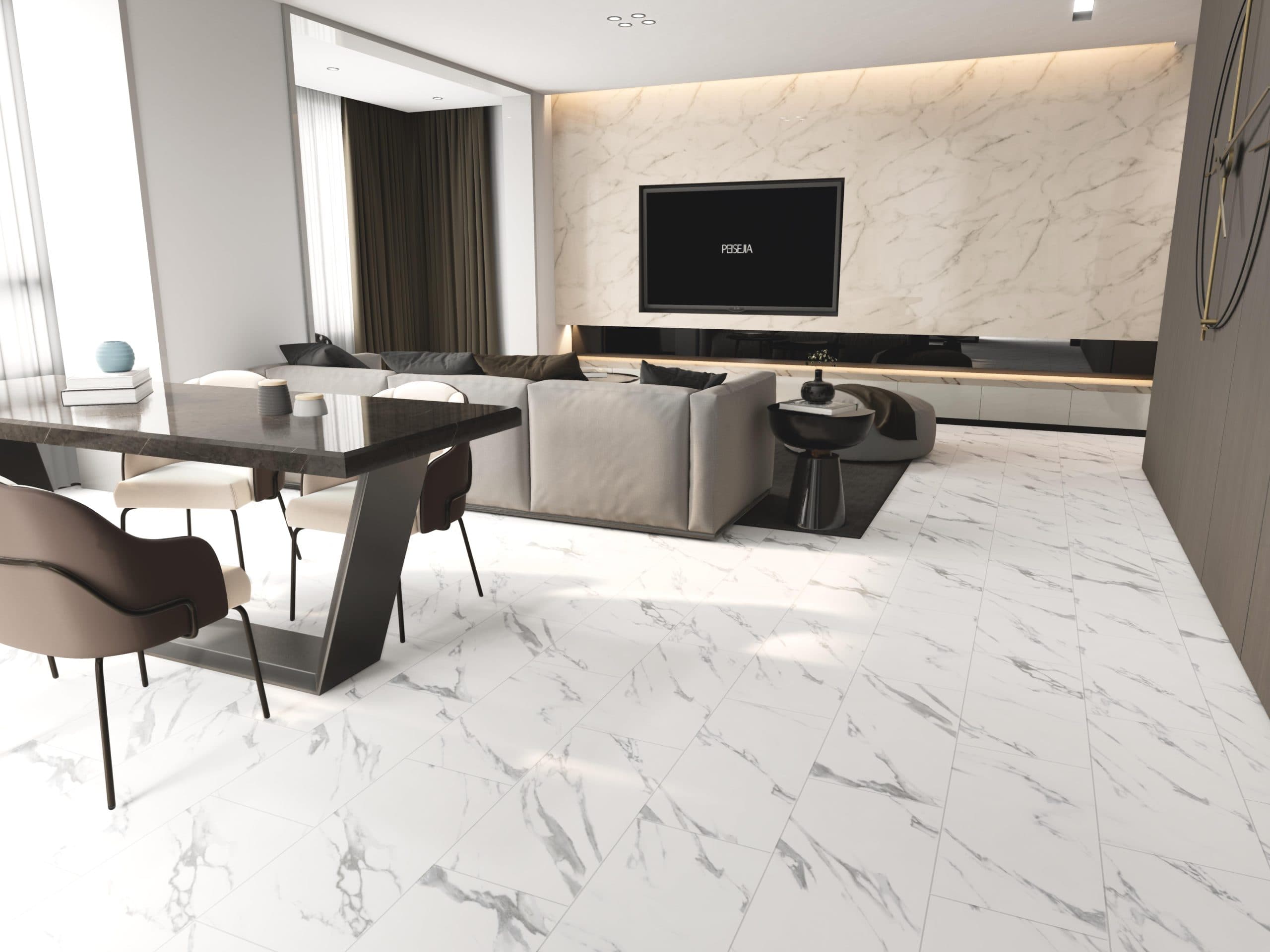 Glacier Gorge Rigid Core Pro Stone Grain Flooring room scene - HomeLike looselay floating rigid core SPC LVT vinyl plank flooring | 254 Floors Waco TX wholesale