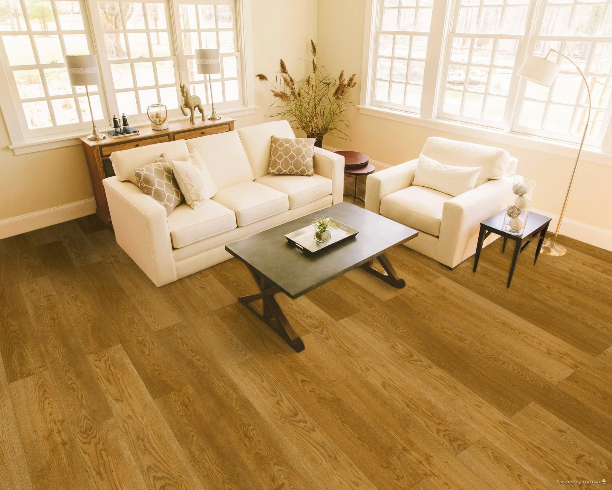 Gallatin Forest Premium WPC Engineered Vinyl Flooring room scene - HomeLike looselay WPC LVT vinyl plank flooring | 254 Floors Waco TX wholesale