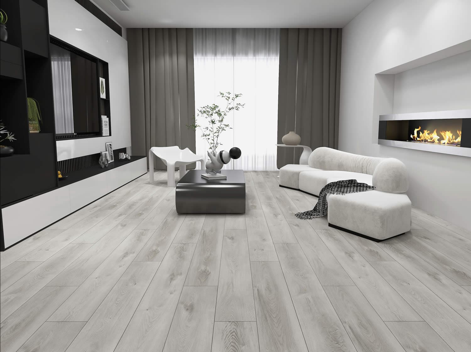 Lake Lanier Rigid Core Luxury Vinyl Flooring (AA collection) room scene - HomeLike 6.5mm 22mil wide plank | 254 Floors Waco TX wholesale