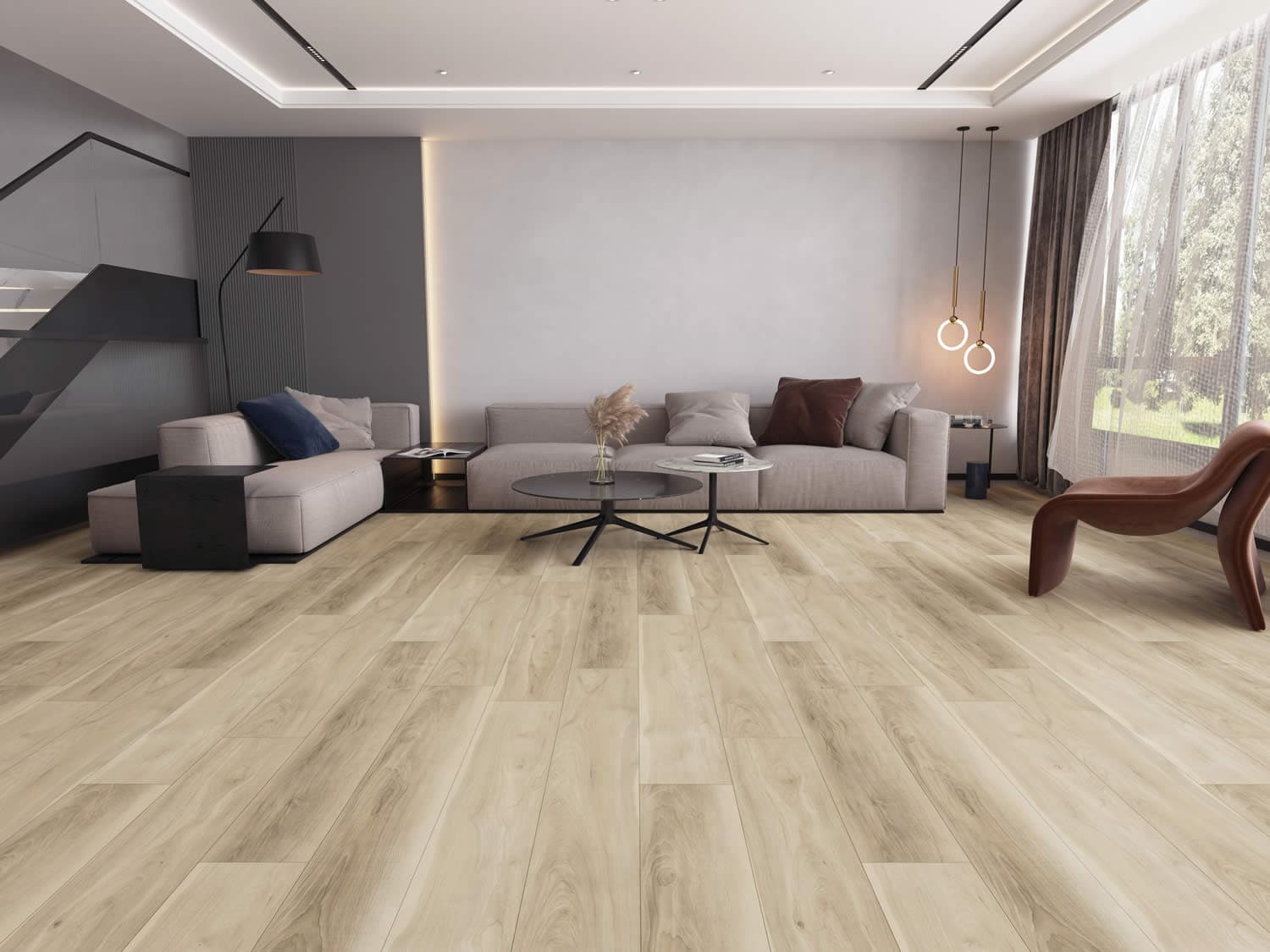 Kaneohe Bay Rigid Core Luxury Vinyl Flooring (AA collection) room scene - HomeLike 6.5mm 22mil wide plank | 254 Floors Waco TX wholesale