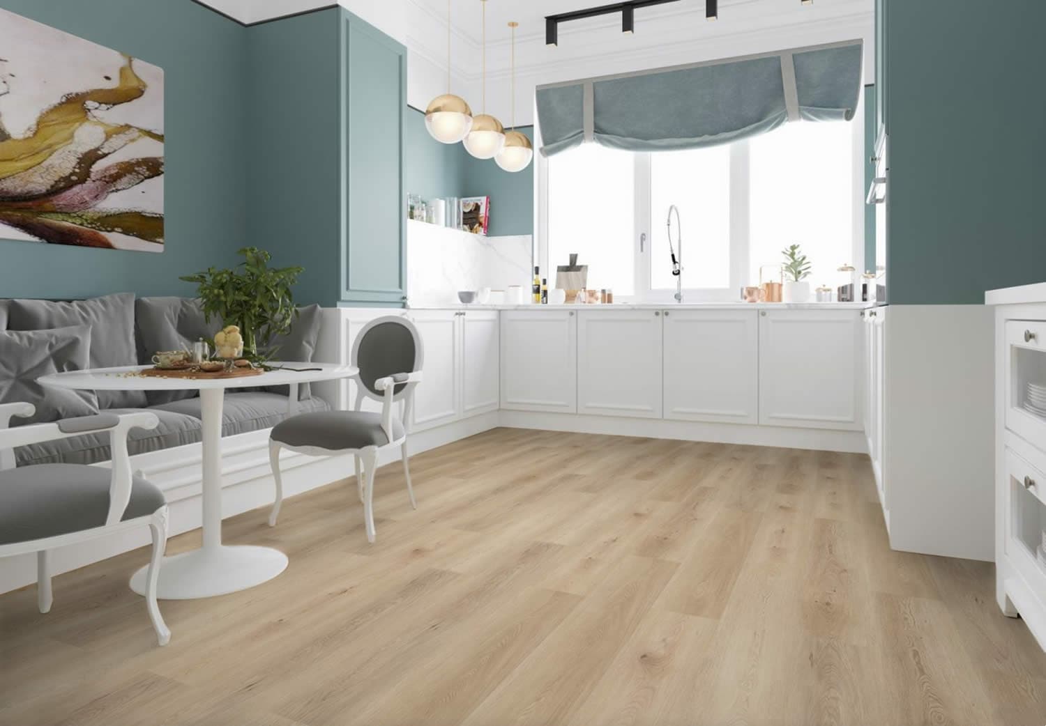 Mount Pleasant Rigid Core Luxury Vinyl Flooring (AA collection) room scene - HomeLike 6.5mm 22mil wide plank | 254 Floors Waco TX wholesale