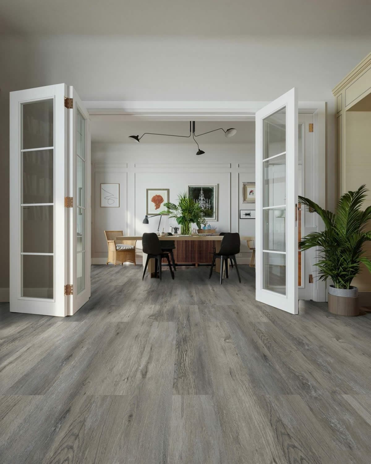 Placid Cabin Rigid Core Luxury Vinyl Flooring (AA collection) room scene - HomeLike 6.5mm 22mil wide plank | 254 Floors Waco TX wholesale